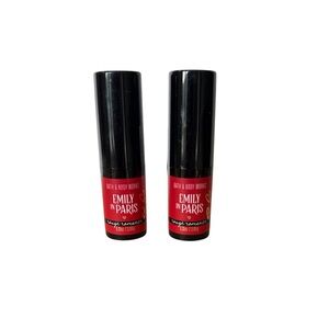 Bath & Body Works Emily in Paris Red Rouge Romance Lipstick x2